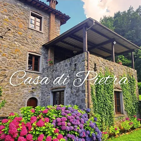 Casa Di Pietra En El Norte De Lucca, Toscana