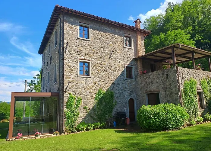 Villa Casa Di Pietra En El Norte De Lucca, Toscana Camporgiano