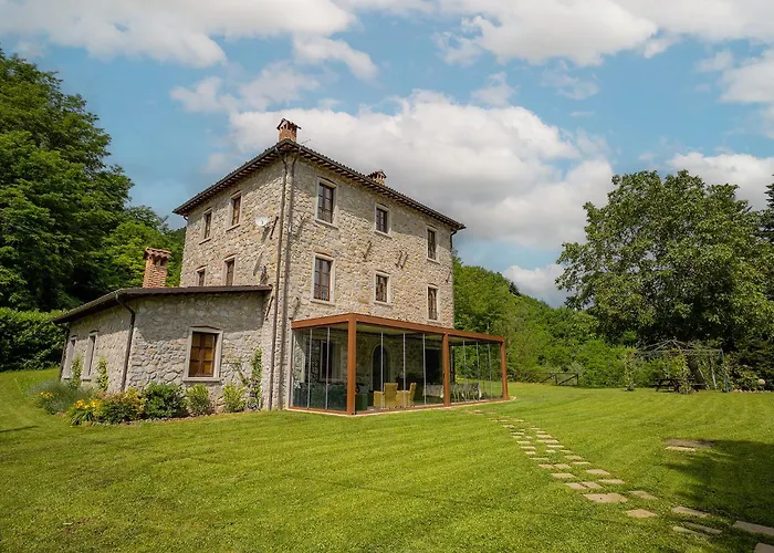 Casa Di Pietra En El Norte De Lucca, Toscana Camporgiano