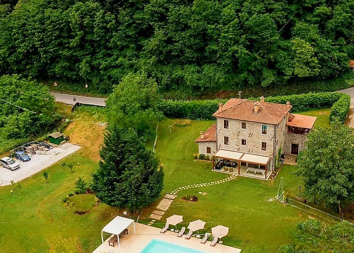 Casa Di Pietra En El Norte De Lucca, Toscana Camporgiano