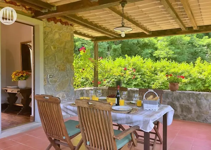 Casa Di Pietra En El Norte De Lucca, Toscana Camporgiano
